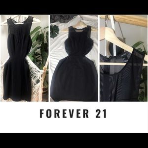 FORVER 21 Cocktail Club Dress w/ Cut Outs